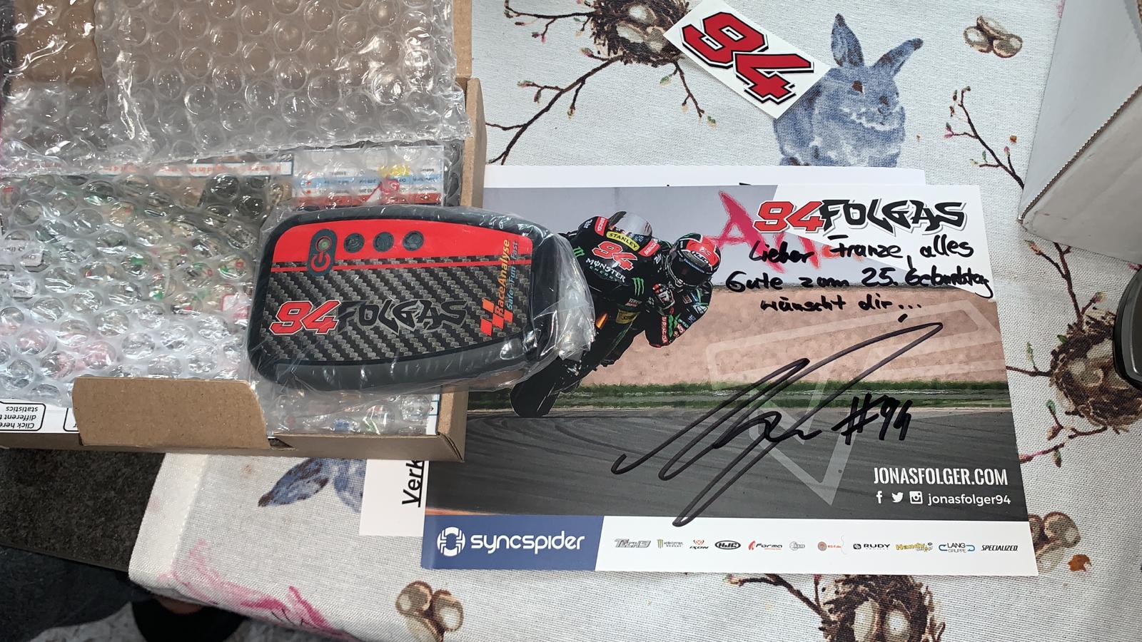 RaceAnalyse Gerät – auspacken und fahren